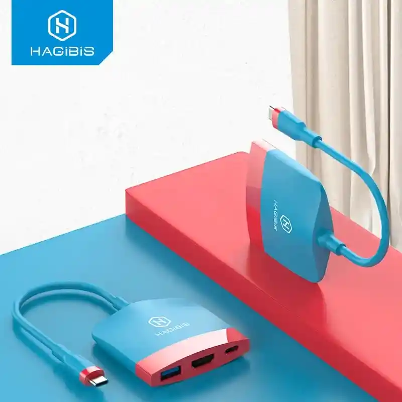 Adaptador Hagibis Usb-c A Hdmi 4k Nintendo Switch Mac Androi