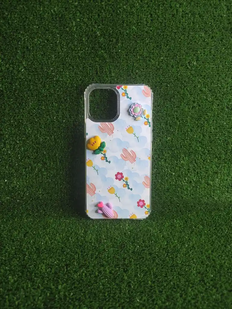 Iphone 14 Pro Max | Case Rigido | Forro Fashion |carcasa Protectora | Full Proteccion | Flor 3d