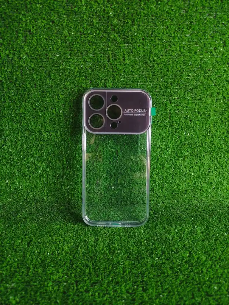 Iphone 15 Pro | Case Rigido | Forro Auto Focus |carcasa Protectora | Full Proteccion | Morado