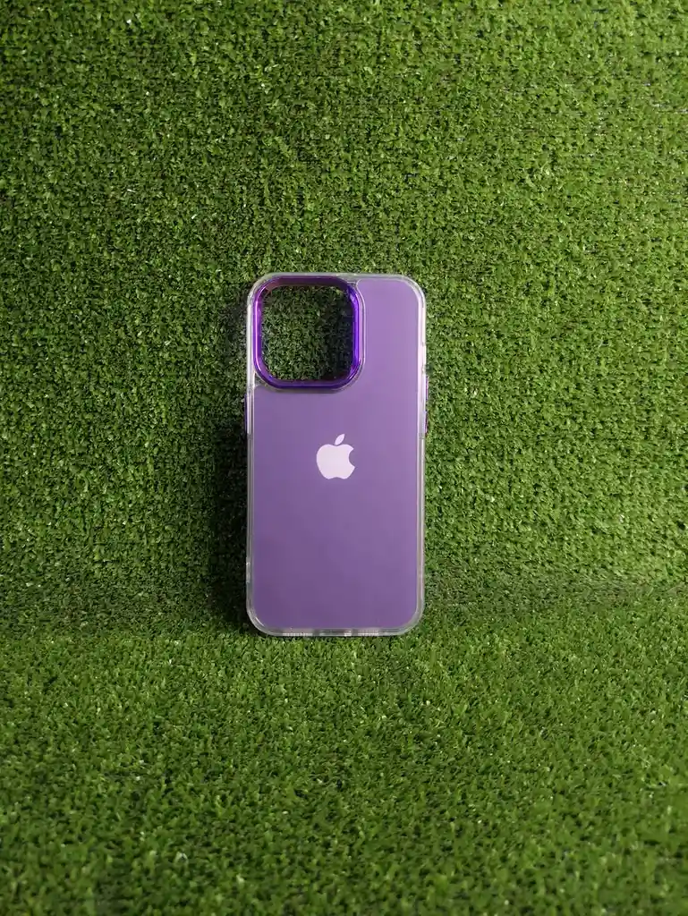 Iphone 15 Pro | Case Rigido | Forro Fashion |carcasa Protectora | Full Proteccion | Space Morado