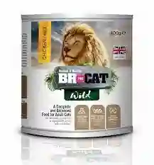 Alimento Humedo Para Gato Lata Br For Cat Wild Chicken (pollo) X 400 G