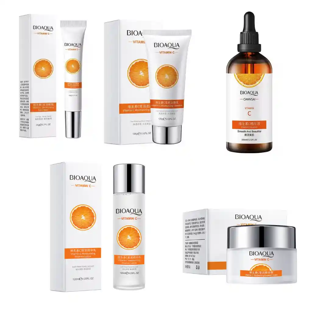 Kit Facial Vitamina C Bioaqua X5