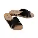 Calzado Zapato Mujer Casual Sandalia Dama Karla Chacon Gisela Negro40