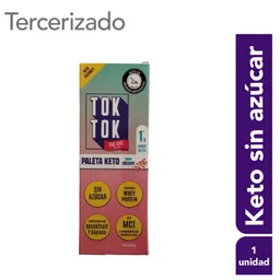 Tok Tok Paleta Keto Sabor Arequipe sin Azúcar