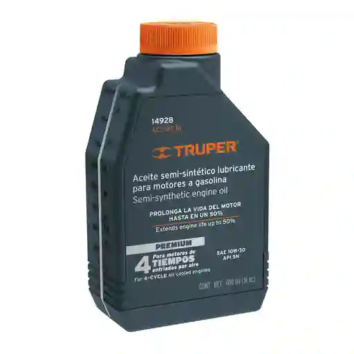 Aceite Semi Sintetico 4 Tiempos 400 Ml Truper