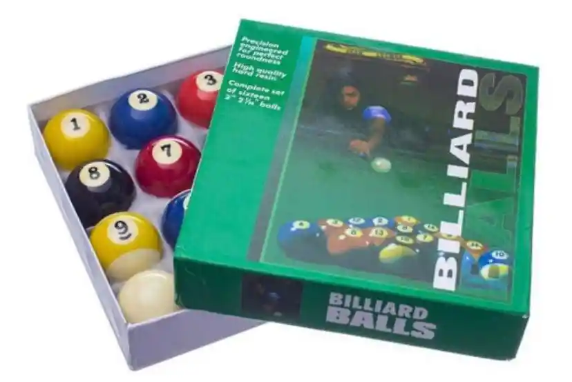 Set Juego Bolas De Billar Pool X16 Standard Carambola