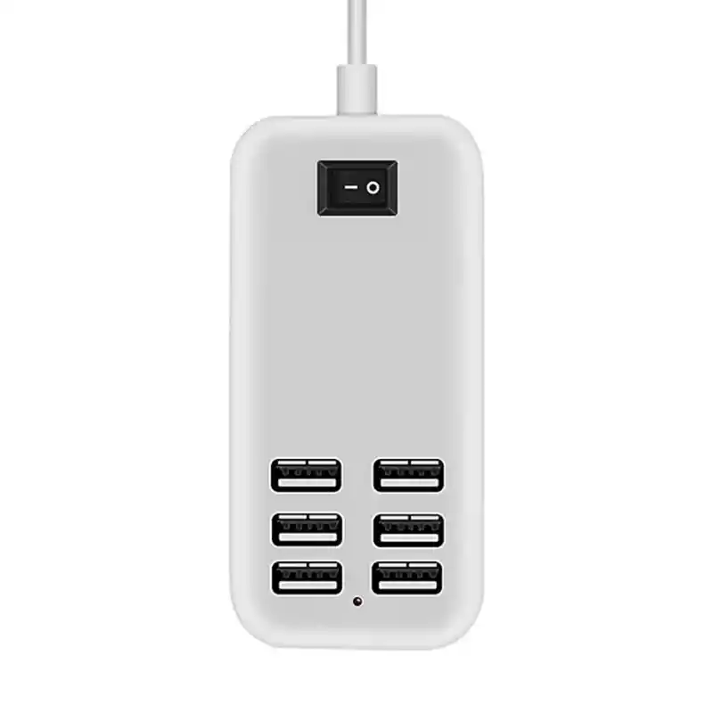 Estacion De Carga Puerto Usb 6 En 1 Multipuertos De 20w 3a