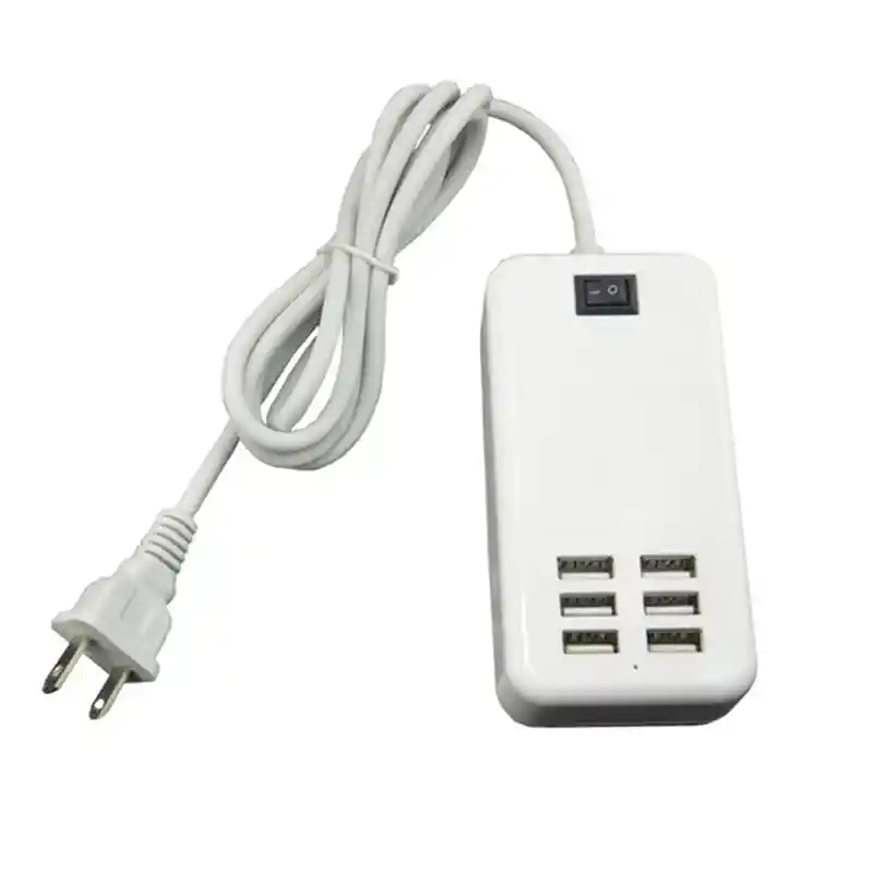 Estacion De Carga Puerto Usb 6 En 1 Multipuertos De 20w 3a