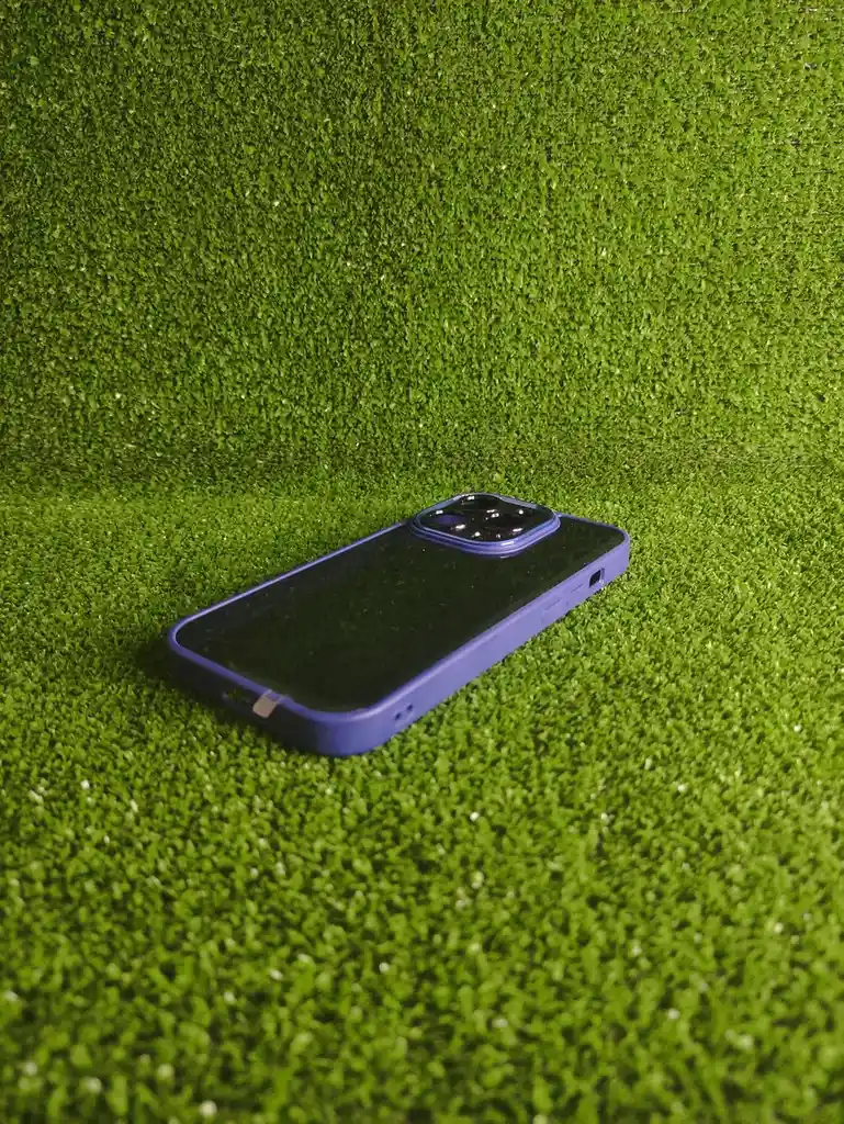 Iphone 14 Pro | Case Rigido | Forro Focus Pixel | Carcasa Protectora | Full Proteccion | Azul