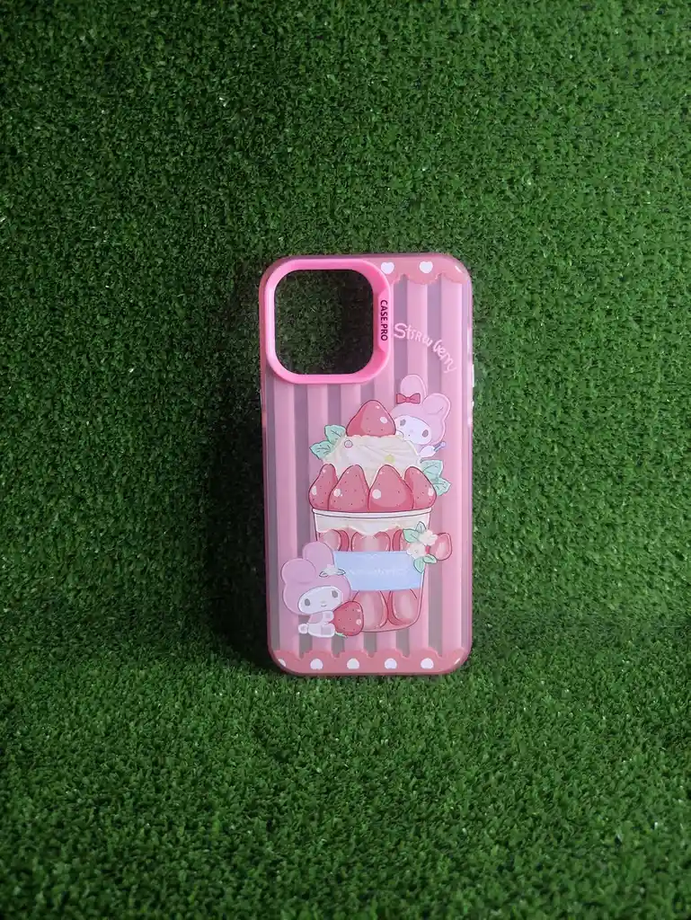 Iphone 14 Pro Max | Case Rigido | Case Pro | Carcasa Protectora | Full Proteccion | Strawberry