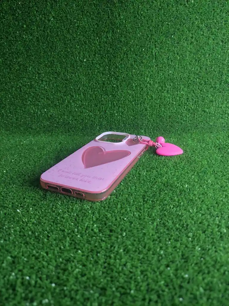 Iphone 14 Pro Max | Case Rigido | So Cool |carcasa Protectora | Full Proteccion | Corazon Rosado