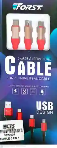 Cable 3 En 1