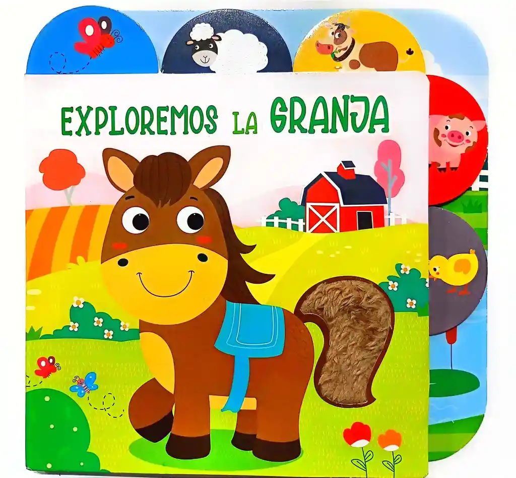 Libro Sensorial Exploremos La Granja Texturas Bebes Niños