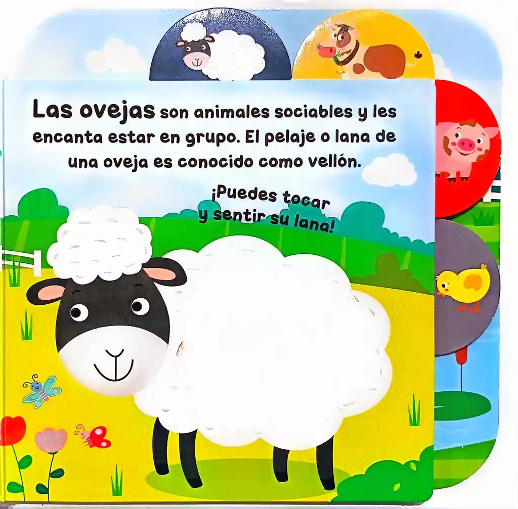 Libro Sensorial Exploremos La Granja Texturas Bebes Niños