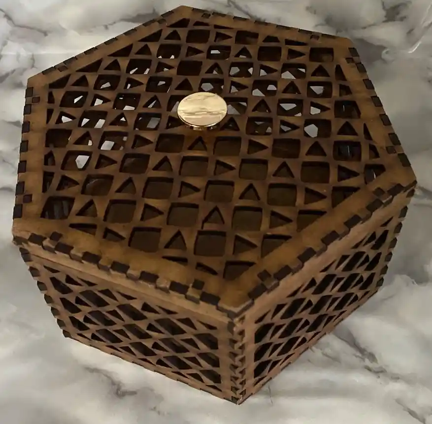 Caja Hexagonal 1