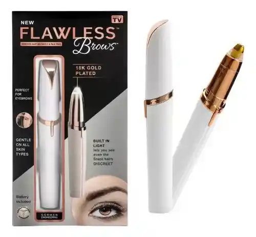 Lápiz Depilador Automático De Cejas Flawless Luz Led Usb
