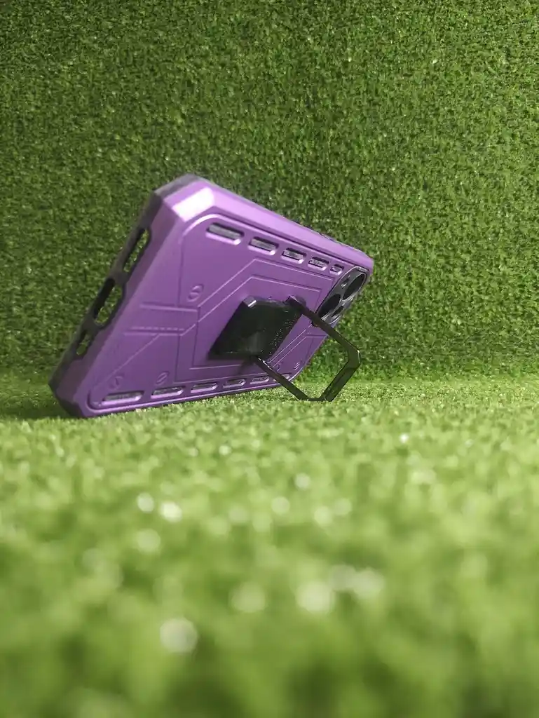 Iphone 13 | Case Rigido | Carcasa Protectora | Full Proteccion | Fashion Morado Pop Sockets