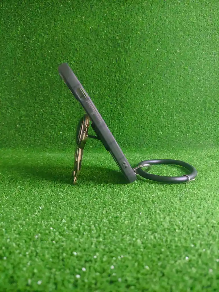 Iphone 13 | Case Rigido | Carcasa Protectora | Full Proteccion | Fashion Negro Pop Sockets