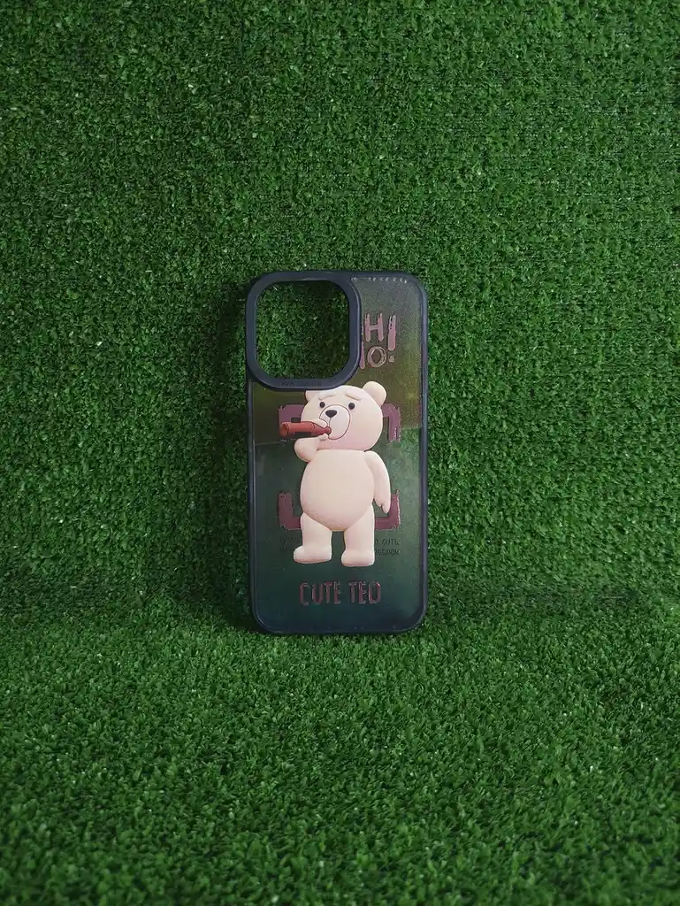 Iphone 13 Pro | Case Rigido | Fashion | Carcasa Protectora | Full Proteccion | Oso