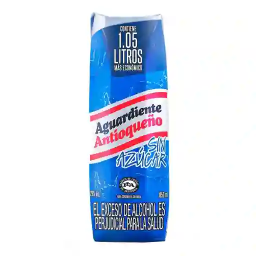 Litro Aguardiente Antioqueño Tapa Azul