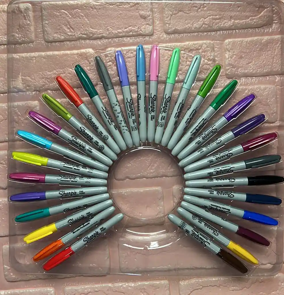 Set Marcador Fino Sharpie Ruleta X30 Marcadores