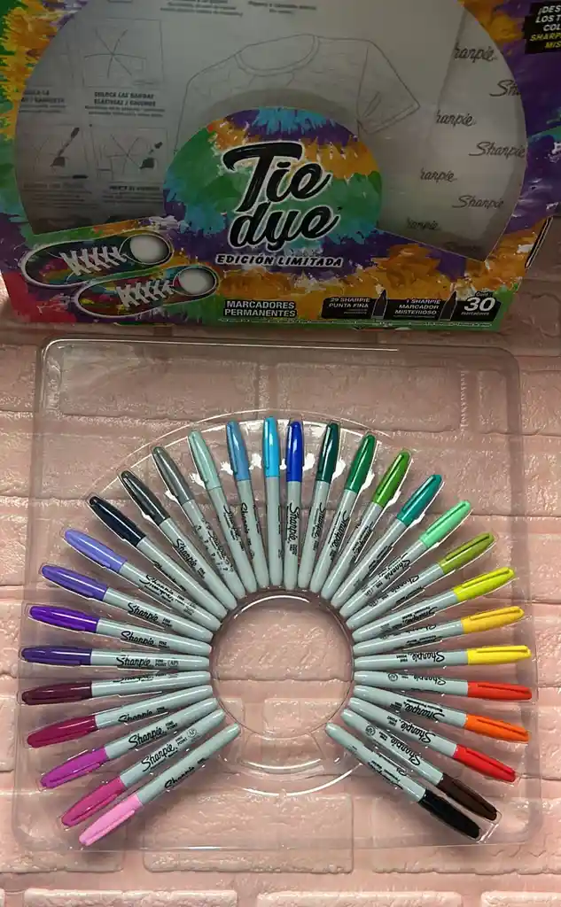 Set Marcador Fino Sharpie Ruleta X30 Marcadores