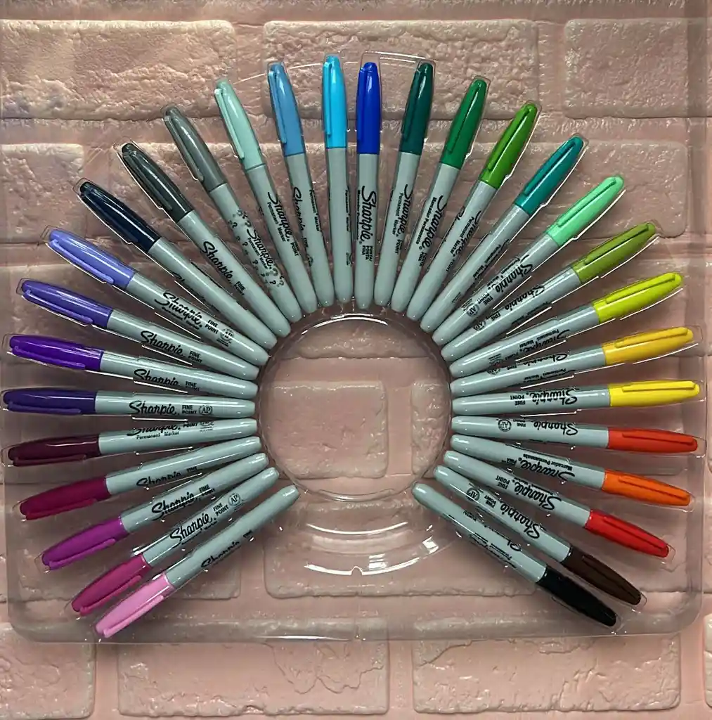 Set Marcador Fino Sharpie Ruleta X30 Marcadores