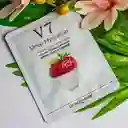 Mascarilla V7 Velo Con Extracto De Fresa Hidratacion Profunda Bioaqua Ref 454