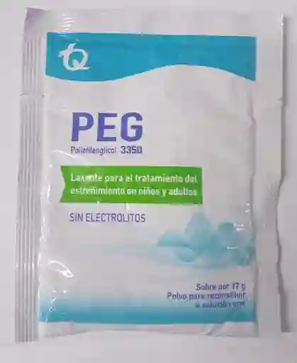 Peg Polietilenglicol 3350 Sobre X 17gr