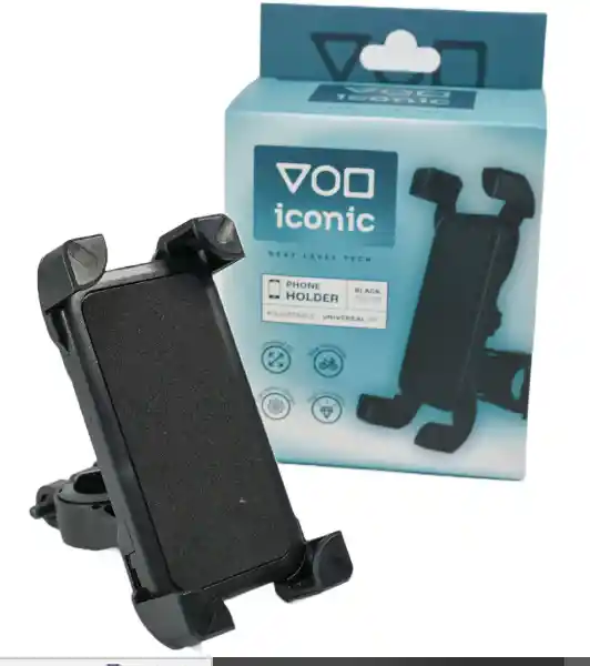 Soporte De Celular Para Moto - Negro