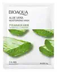 Mascarilla En Velo Bioaqua Con Extracto De Aloe Vera Ref 464