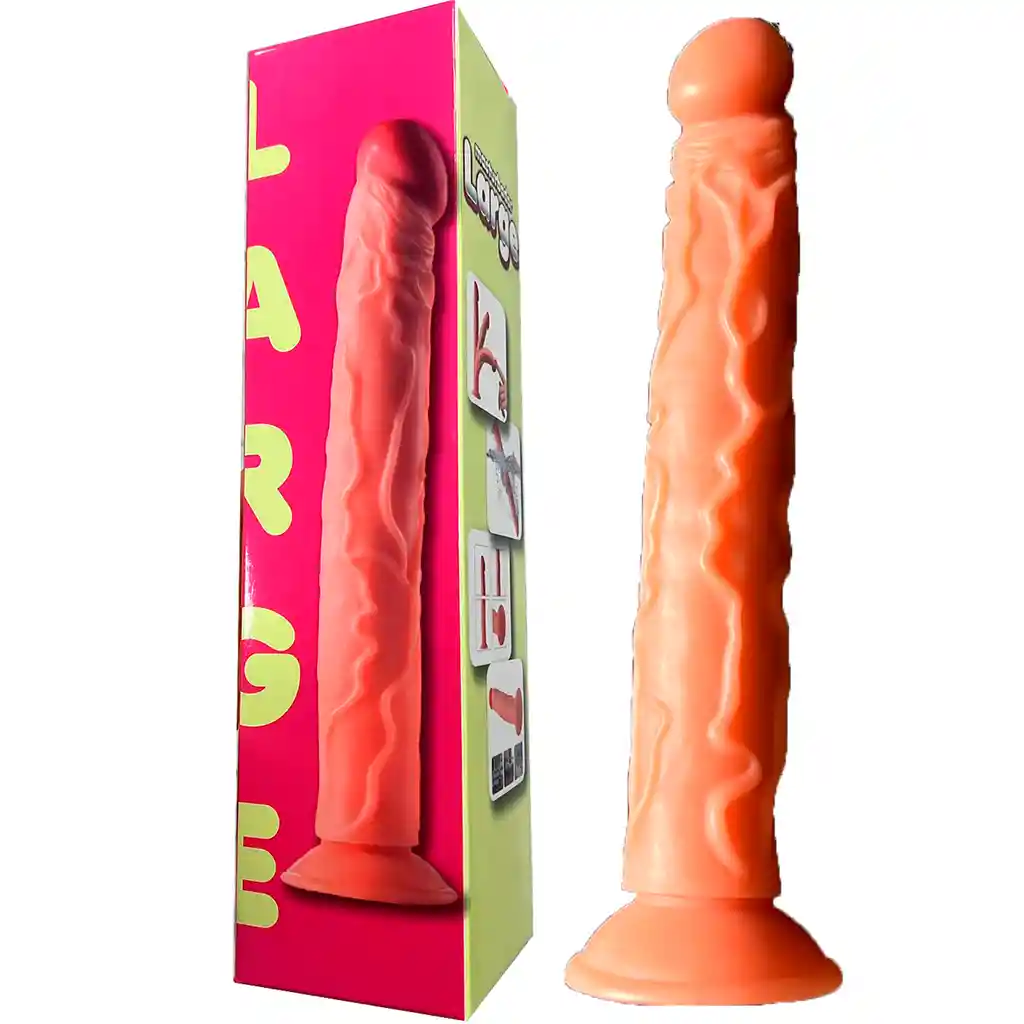 Dildo 35cm Grande Anal Vaginal Sado Bdsm Unisex Hombres Mujeres Juguete Sexual Sexo Placer Silicona Consolador Xxl