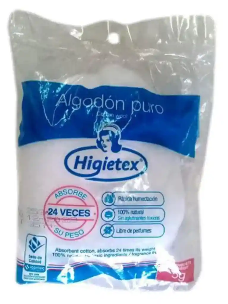 Higietex Algodón Blanco 5gr