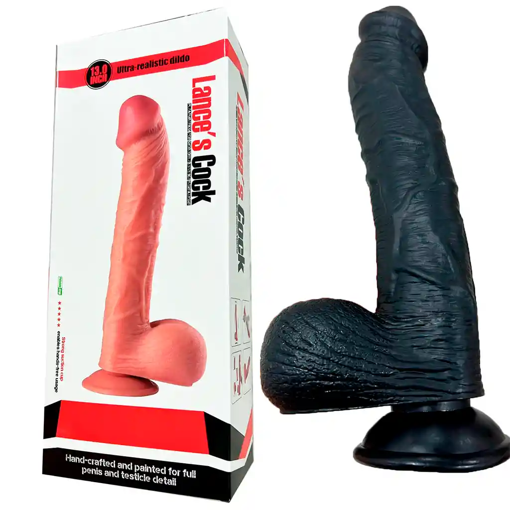 Dildo 33cm Grande Grueso Anal Vaginal Calidad Premium Unisex Lgbt Hombres Mujeres Juguete Sexual Erotico Consolador Con Chupa Ventosa Placer