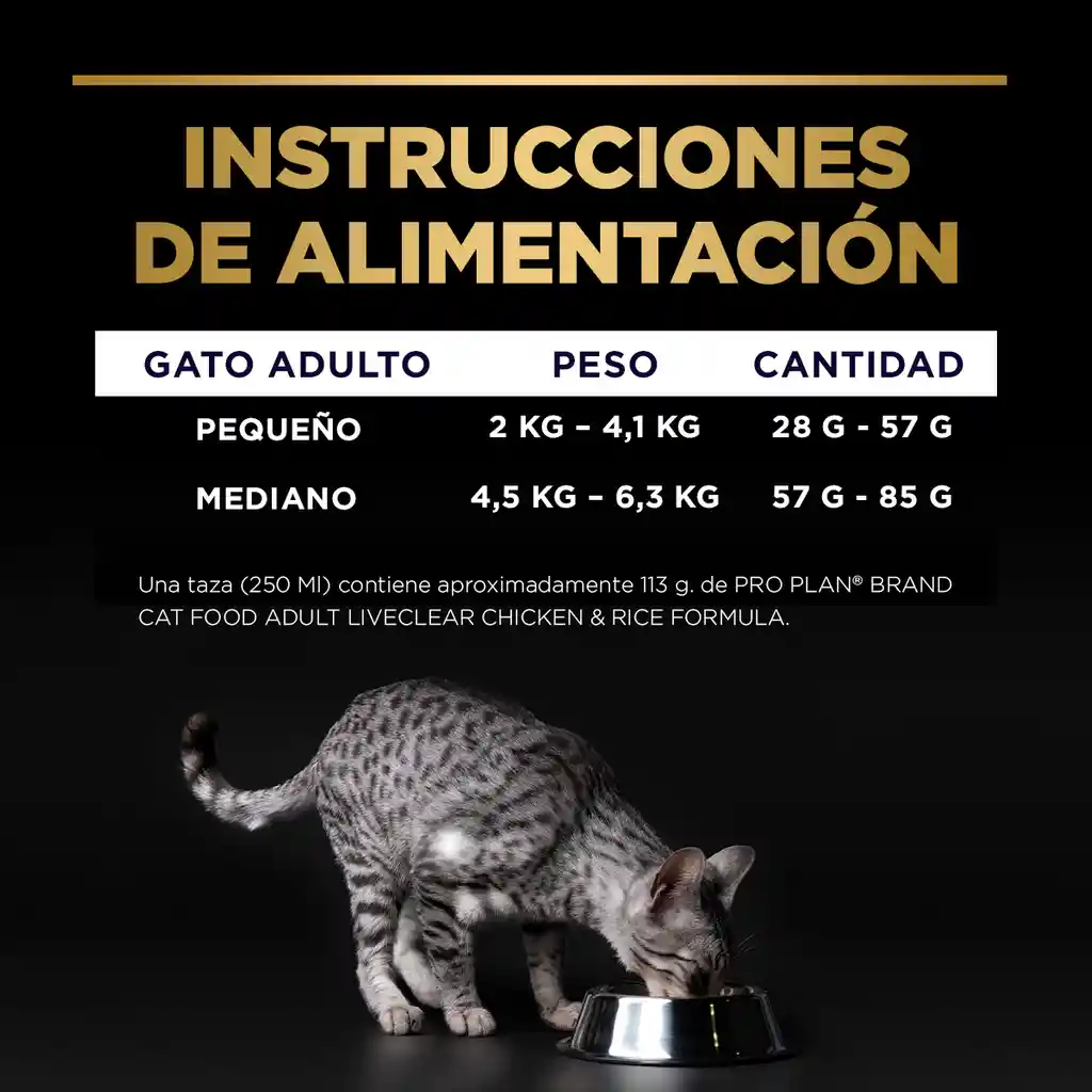 Comida para Gatos Reductor de Alergenos Purina Pro Plan Live Clear x 3 kg