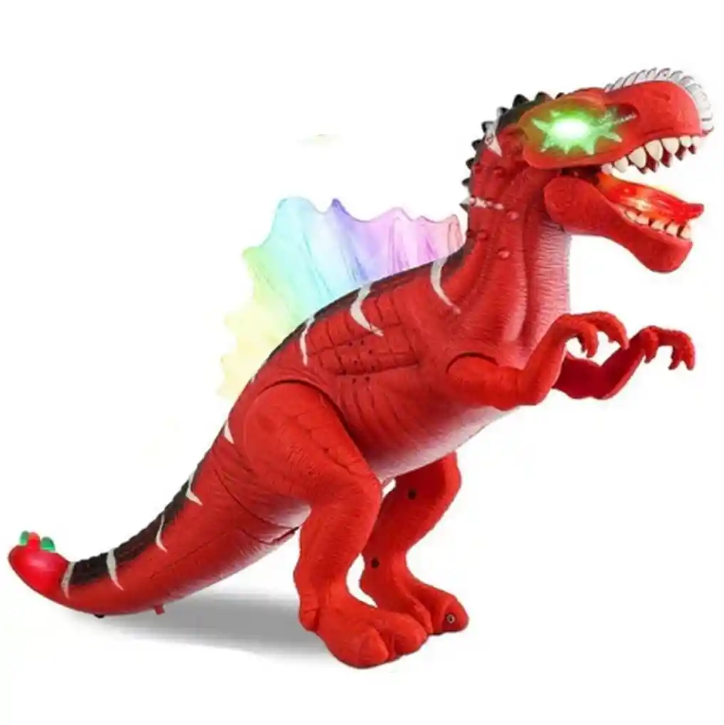 Dinosaurio Tiranosaurio Rex Movimiento Sonido Luces+bateria