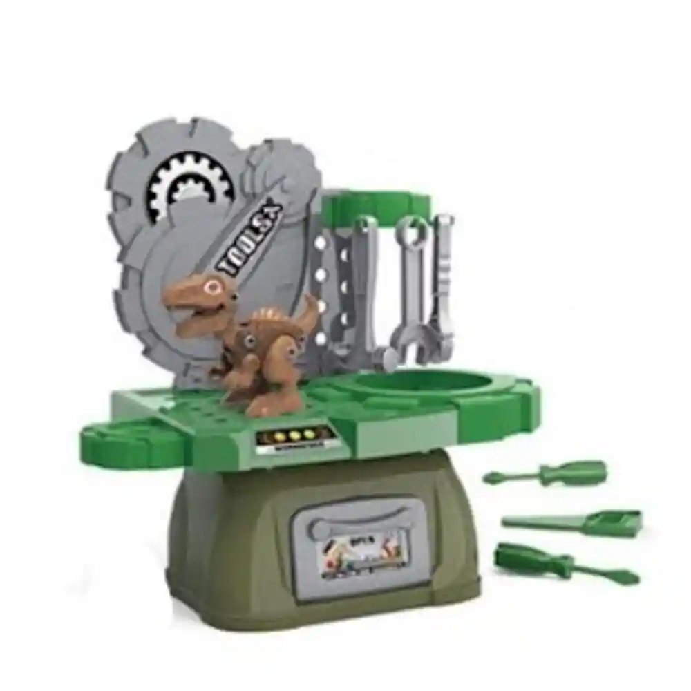 Caja Herramientas Infantil Juego Set Mecánico Dinosaurio