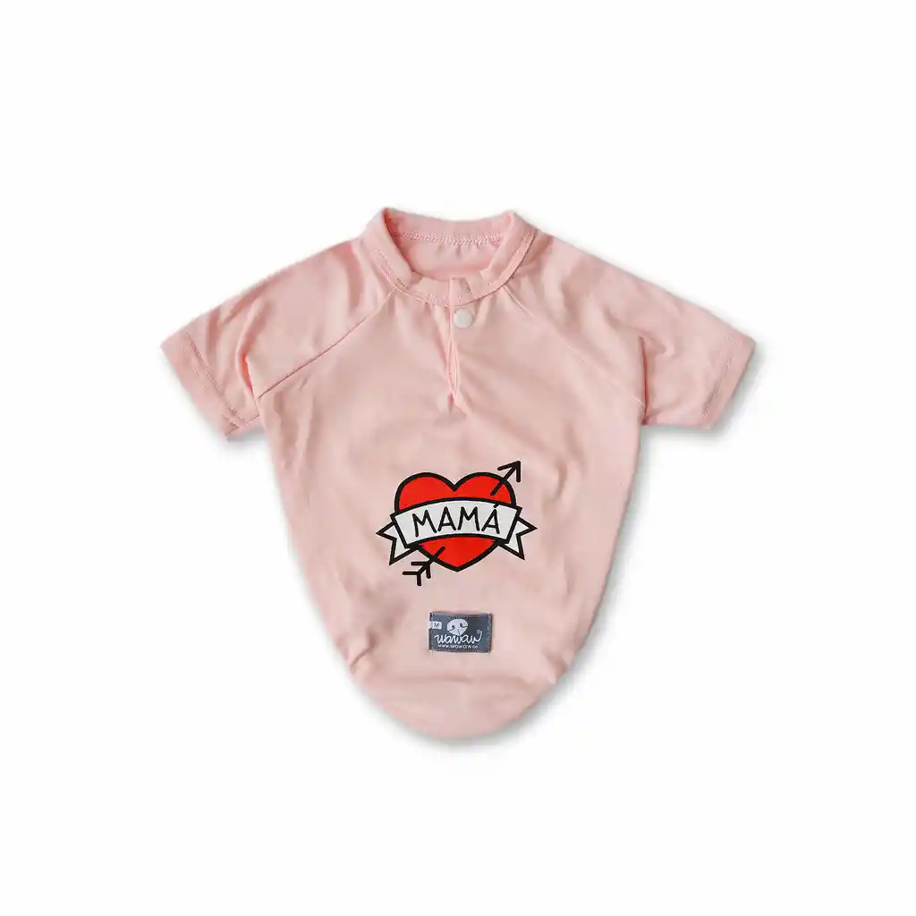 Camiseta S Rosa Corazón Y Flecha Mamá 2024