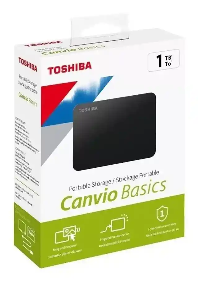 Disco Externo Toshiba Canvio Basics 1tb