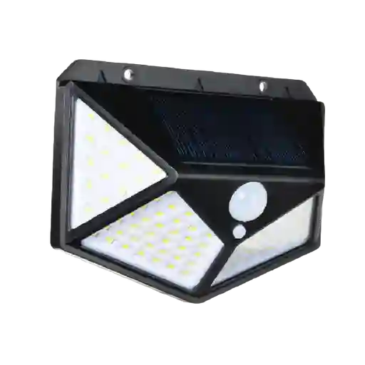 Lámpara Solar 100 Luces Led Exteriores Con Sensor Movimiento