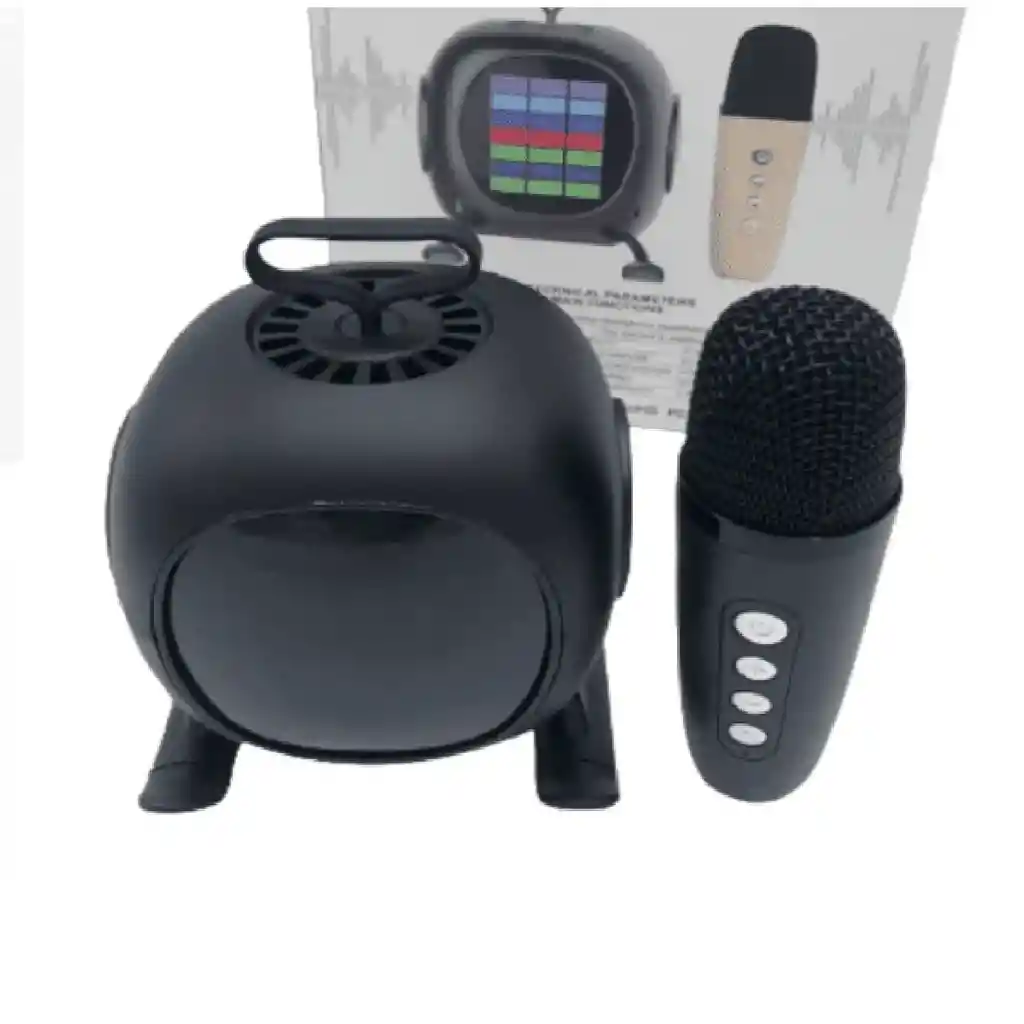 Mini Parlante Karaoke Bafle Recargable Inalambrico Bluetooth