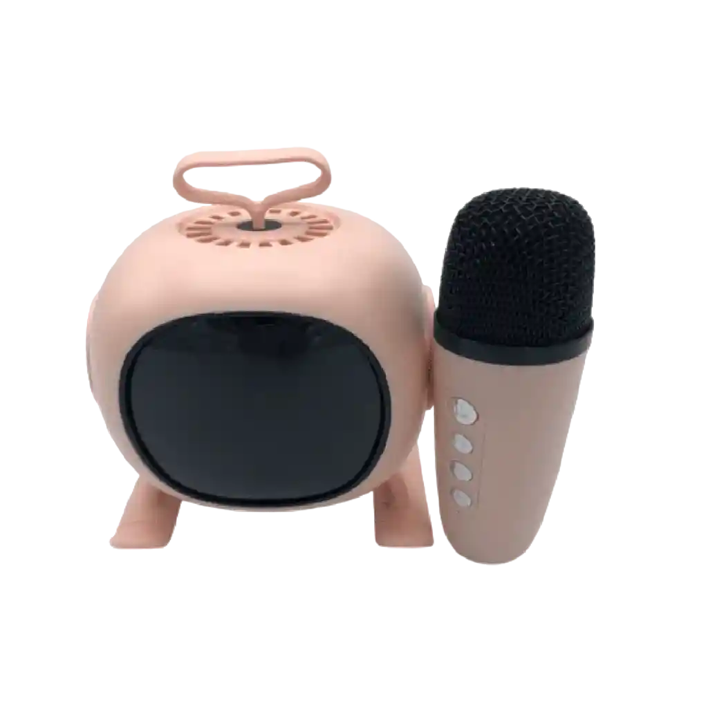 Mini Parlante Karaoke Bafle Recargable Inalambrico Bluetooth