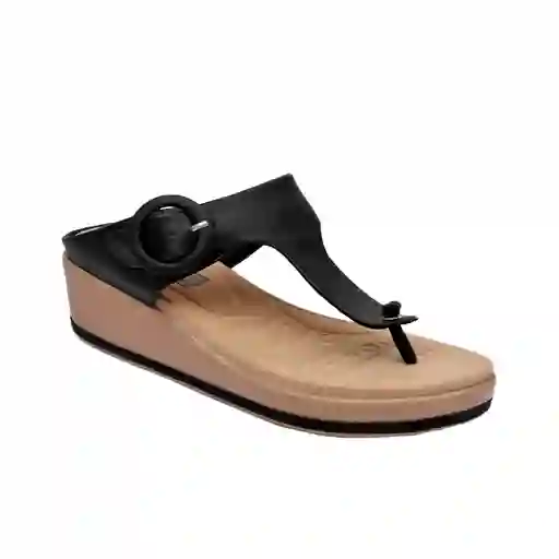Calzado Zapato Mujer Casual Sandalia Dama Karla Chacon Larisa Negro39