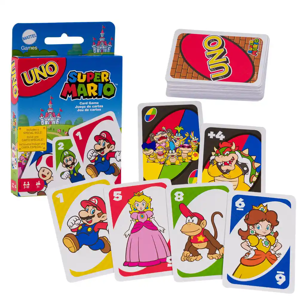 Juego De Cartas Uno Super Mario Para Niños