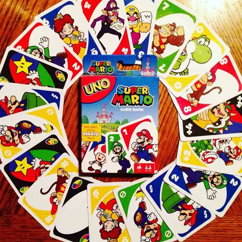 Juego De Cartas Uno Super Mario Para Niños