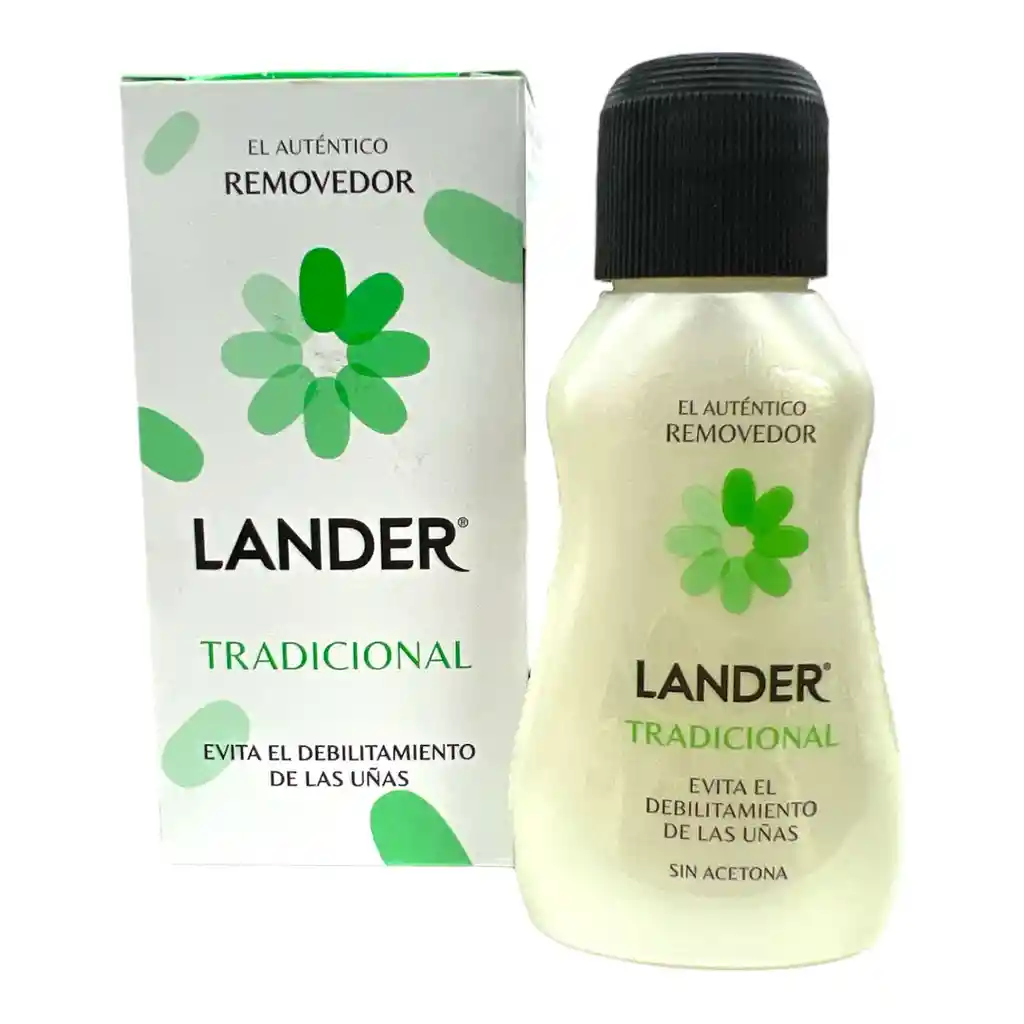 Removedor De Esmalte Lander Tradicional X 35 Ml