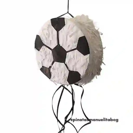 Mini Piñata Balon De Futbol + Relleno Dusk Para 1 Niñ@ Dia Del Niño