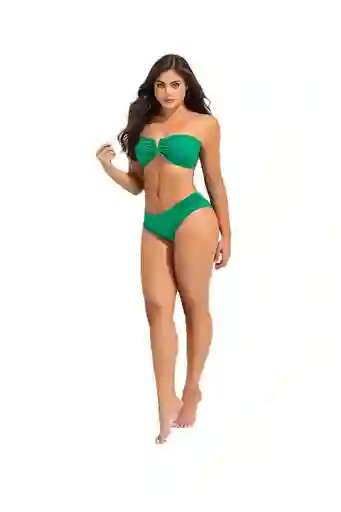 Vestido De Baño Bikini En Lycra Copa Removible Carol 70048 | Talla: 34 | Color: Palma