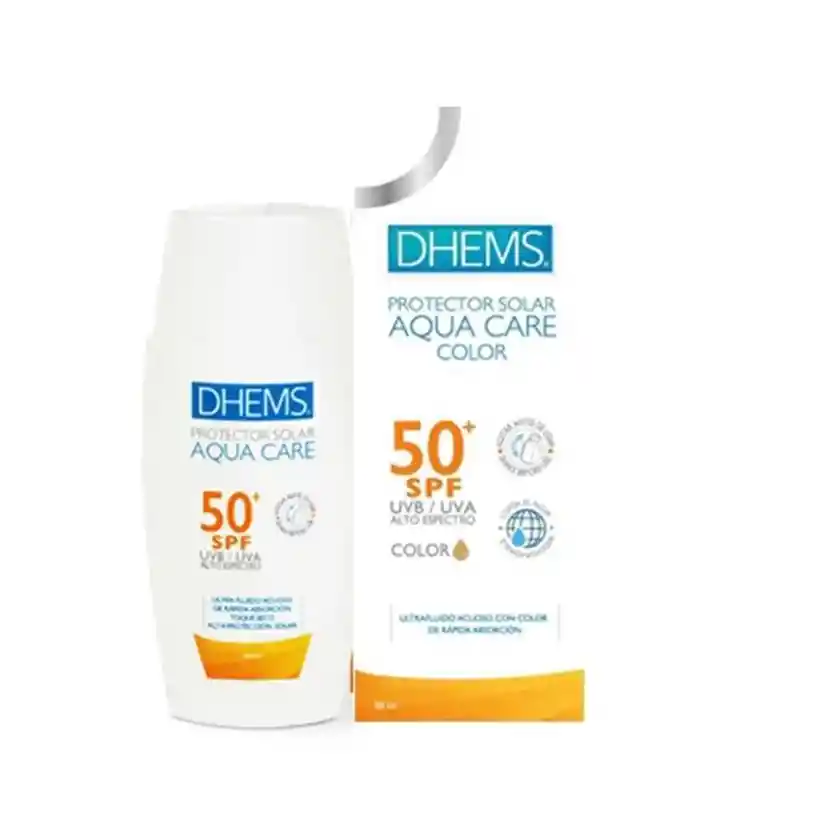 Protector Solar Aqua Care Dhems Spf50+ Color Frasco X 50ml