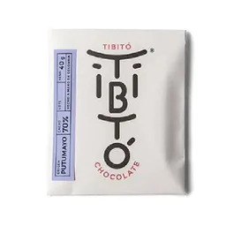 Barra De Chocolate Tibitó Putumayo 100% - 40gr